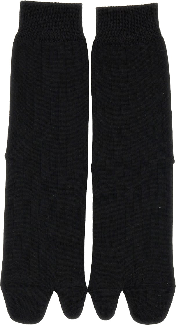 Maison Margiela CALZINI TABI Zwart