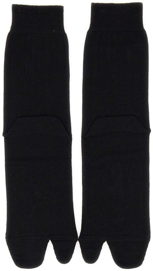 Maison Margiela CALZINI TABI Zwart