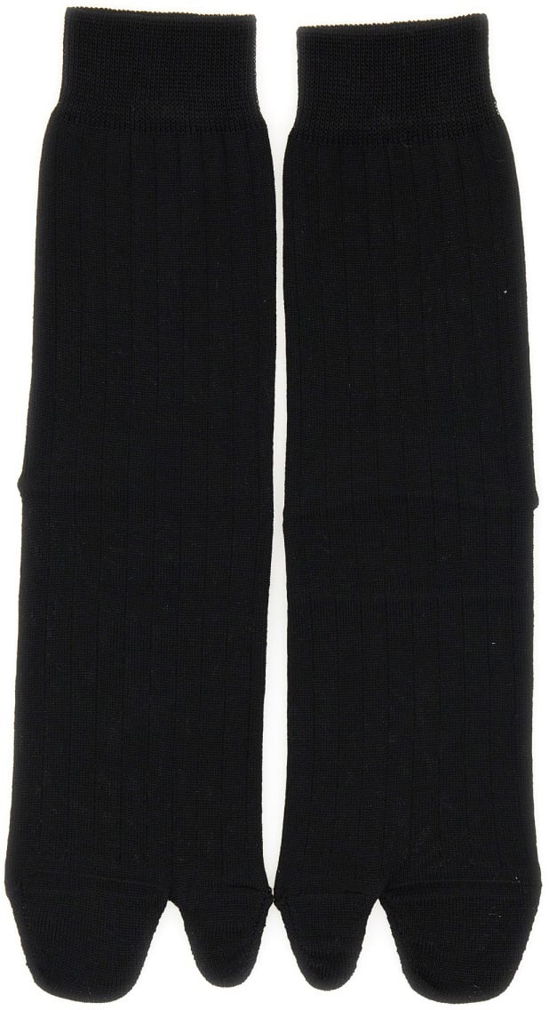 Maison Margiela CALZINI TABI Zwart