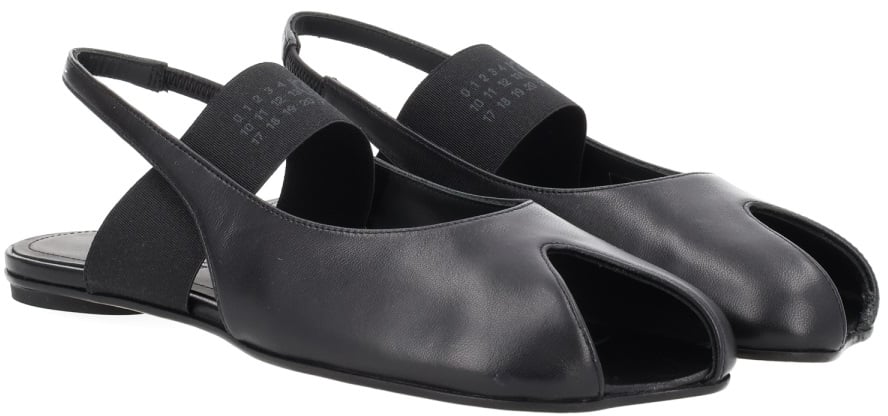 Maison Margiela ANATOMICAL SLINGBACK SANDAL Zwart