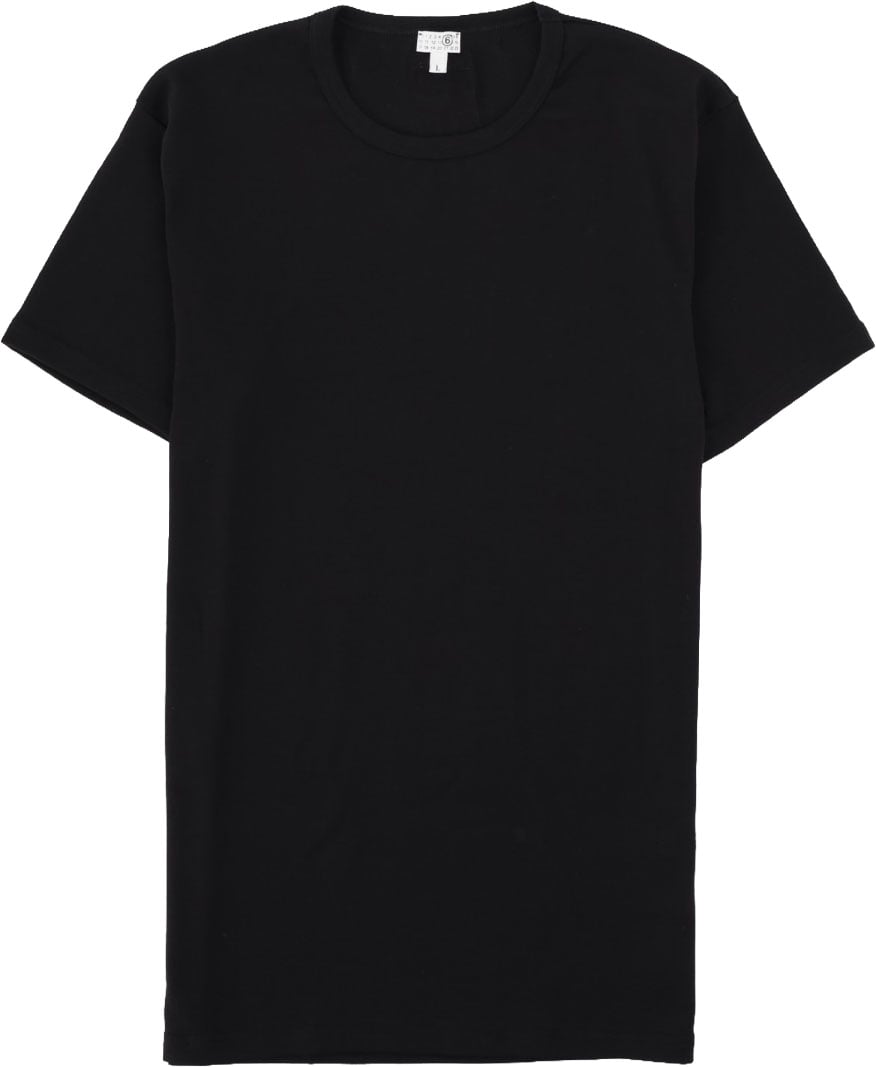 Maison Margiela T-SHIRT IN COTONE Zwart