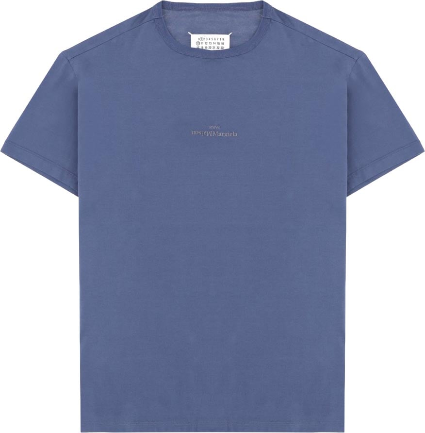 Maison Margiela T-SHIRT IN COTONE Blauw