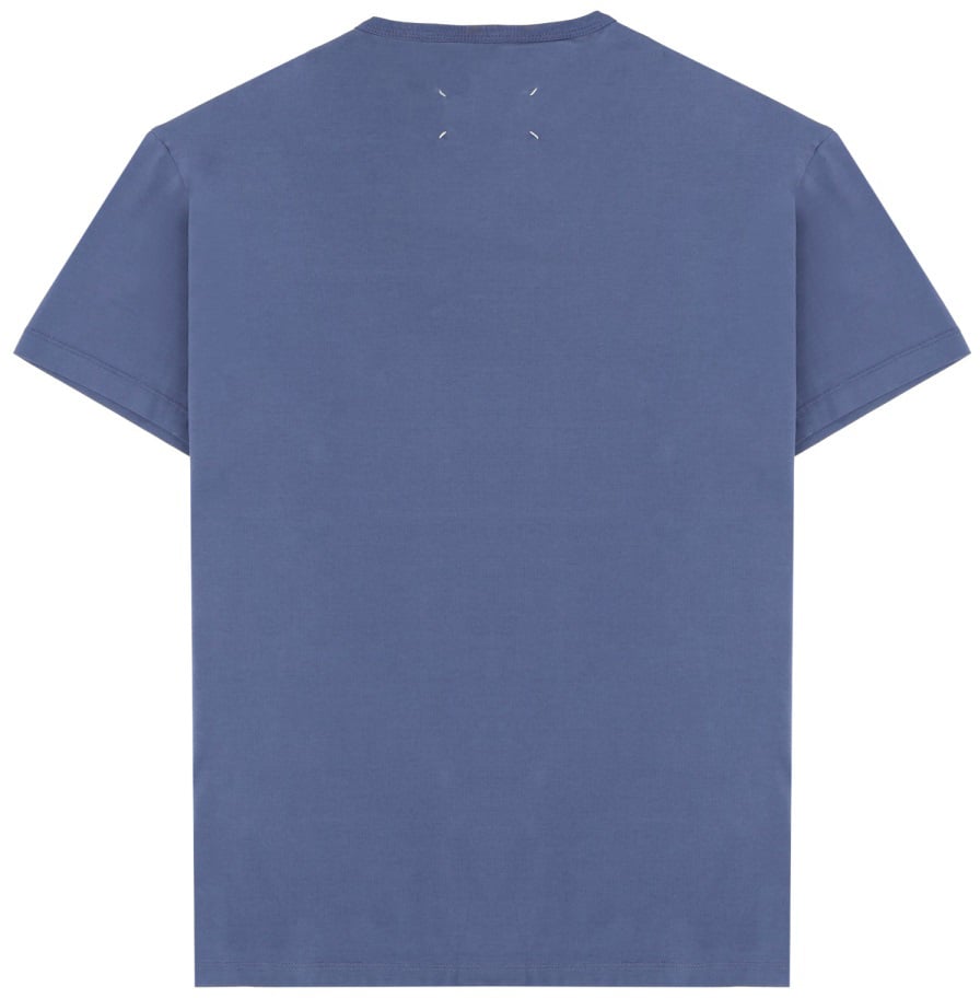 Maison Margiela T-SHIRT IN COTONE Blauw