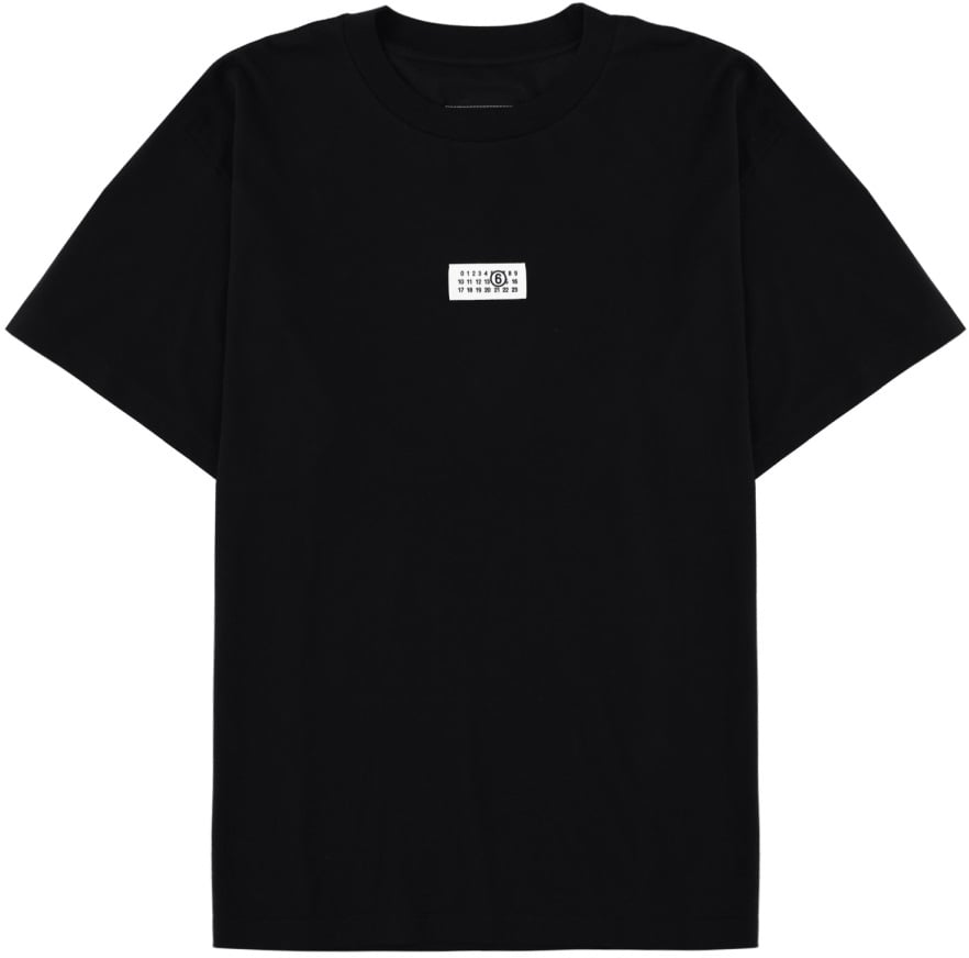 Maison Margiela T-SHIRT "NUMERIC" Zwart