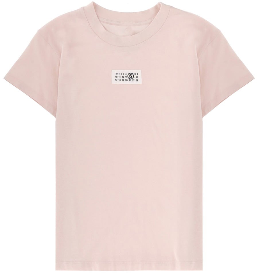 Maison Margiela T-SHIRT WITH LOGO Roze