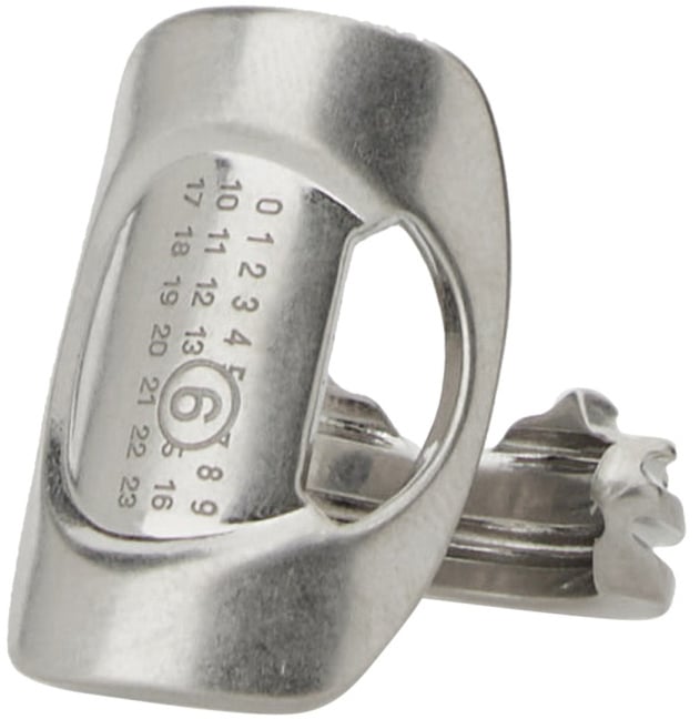 Maison Margiela LOGO RING Zilver