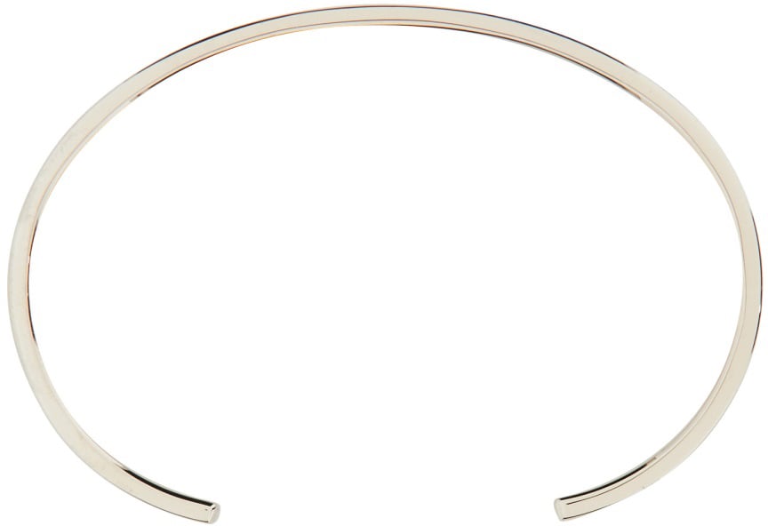 Maison Margiela NUMERIC SIGNATURE RIGID BRACELET Zilver
