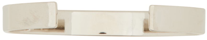 Maison Margiela NUMERIC SIGNATURE RIGID BRACELET Zilver