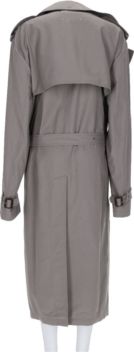 Maison Margiela TRENCH CON COLLETTO RIPIEGATO Grijs