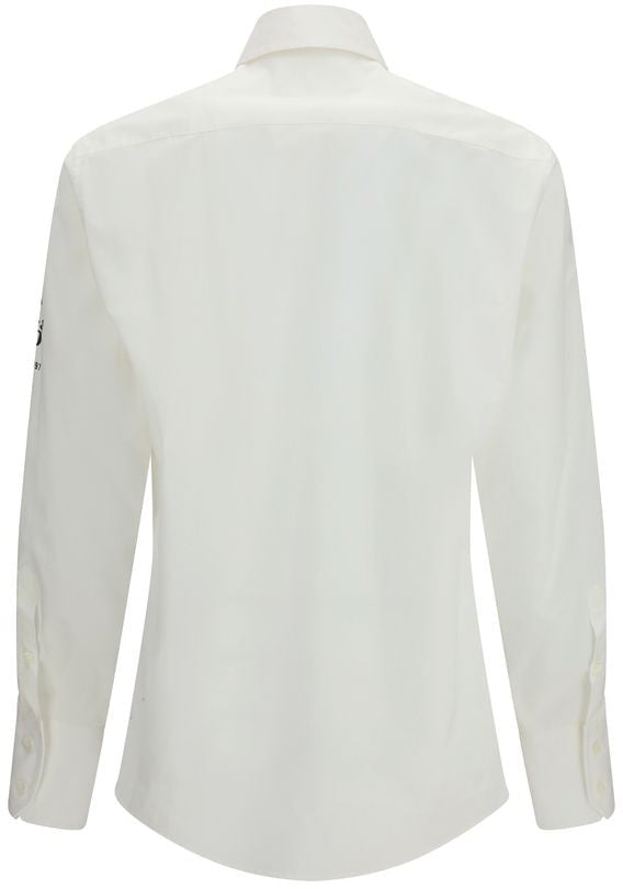 Maison Margiela MM6 White Cotton Dress Shirt Wit