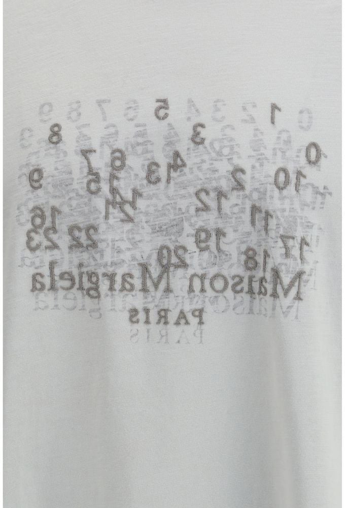 Maison Margiela Maison Margiela Gray Cotton T-Shirt Grijs