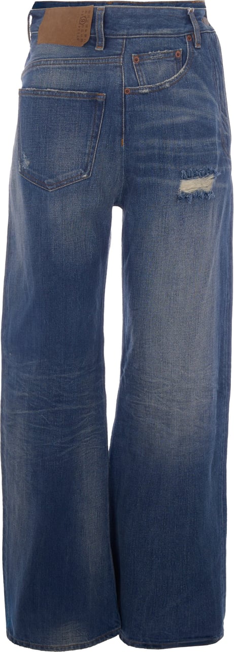 Maison Margiela Jeans Medium Blue Blauw