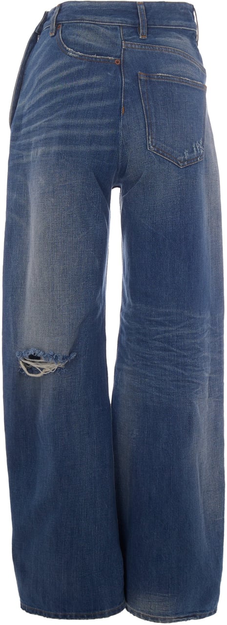 Maison Margiela Jeans Medium Blue Blauw