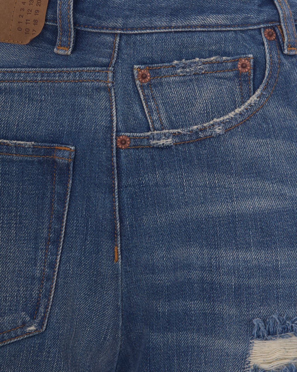 Maison Margiela Jeans Medium Blue Blauw