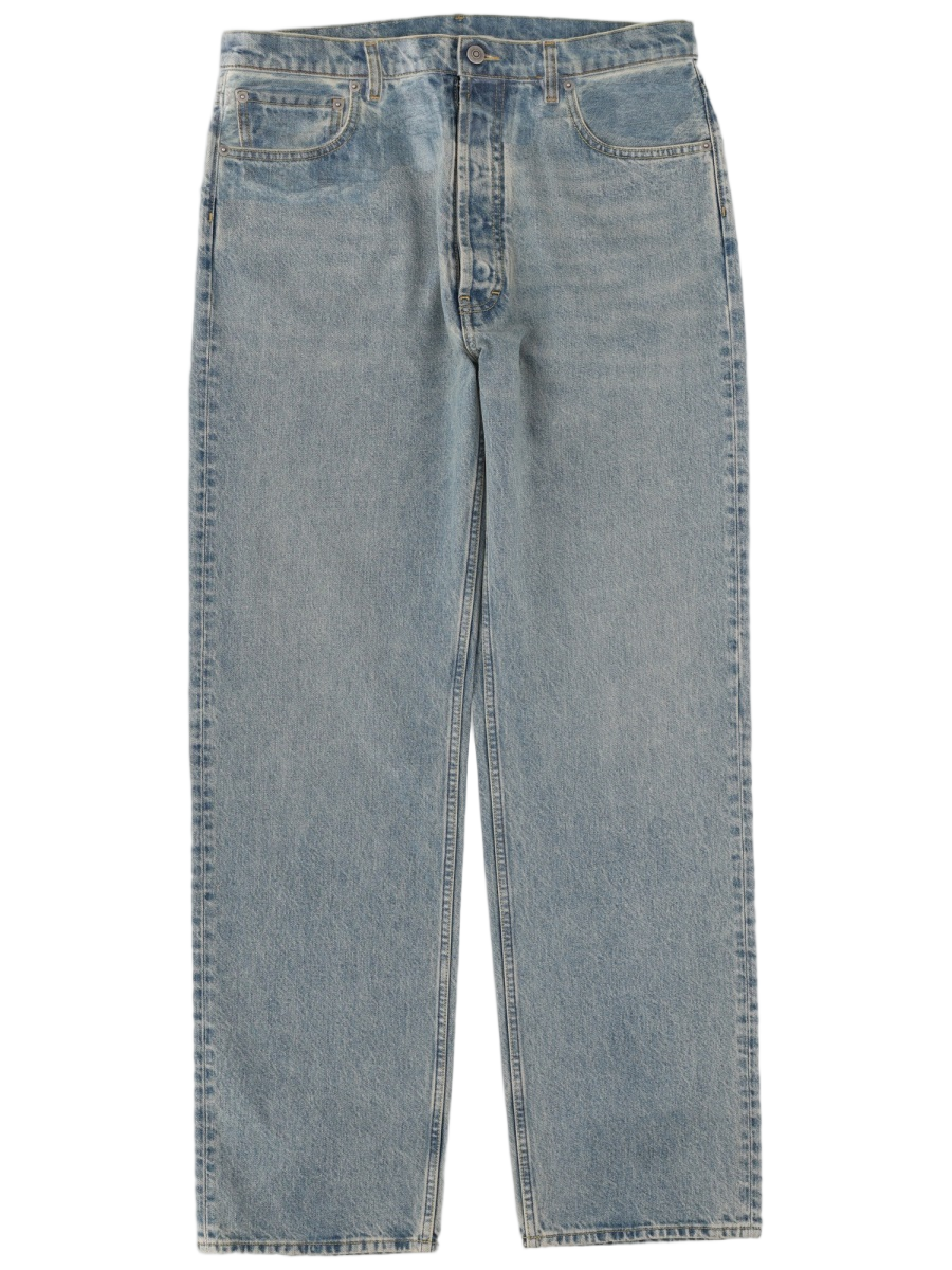 Maison Margiela Straight-Leg Denim Jeans with Classic Five-Pocket Design Blauw