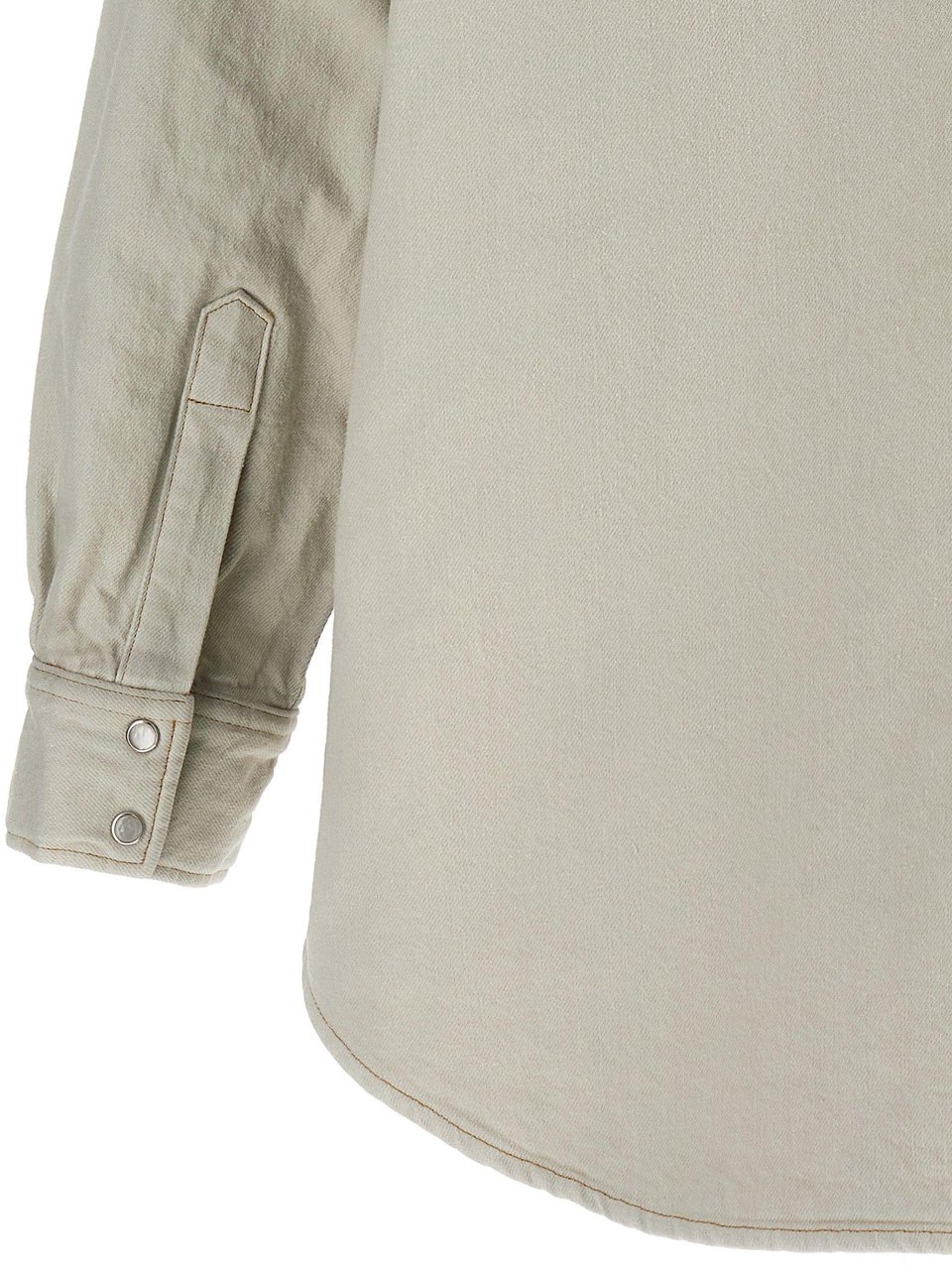 Maison Margiela White Cotton Denim Jacket Wit