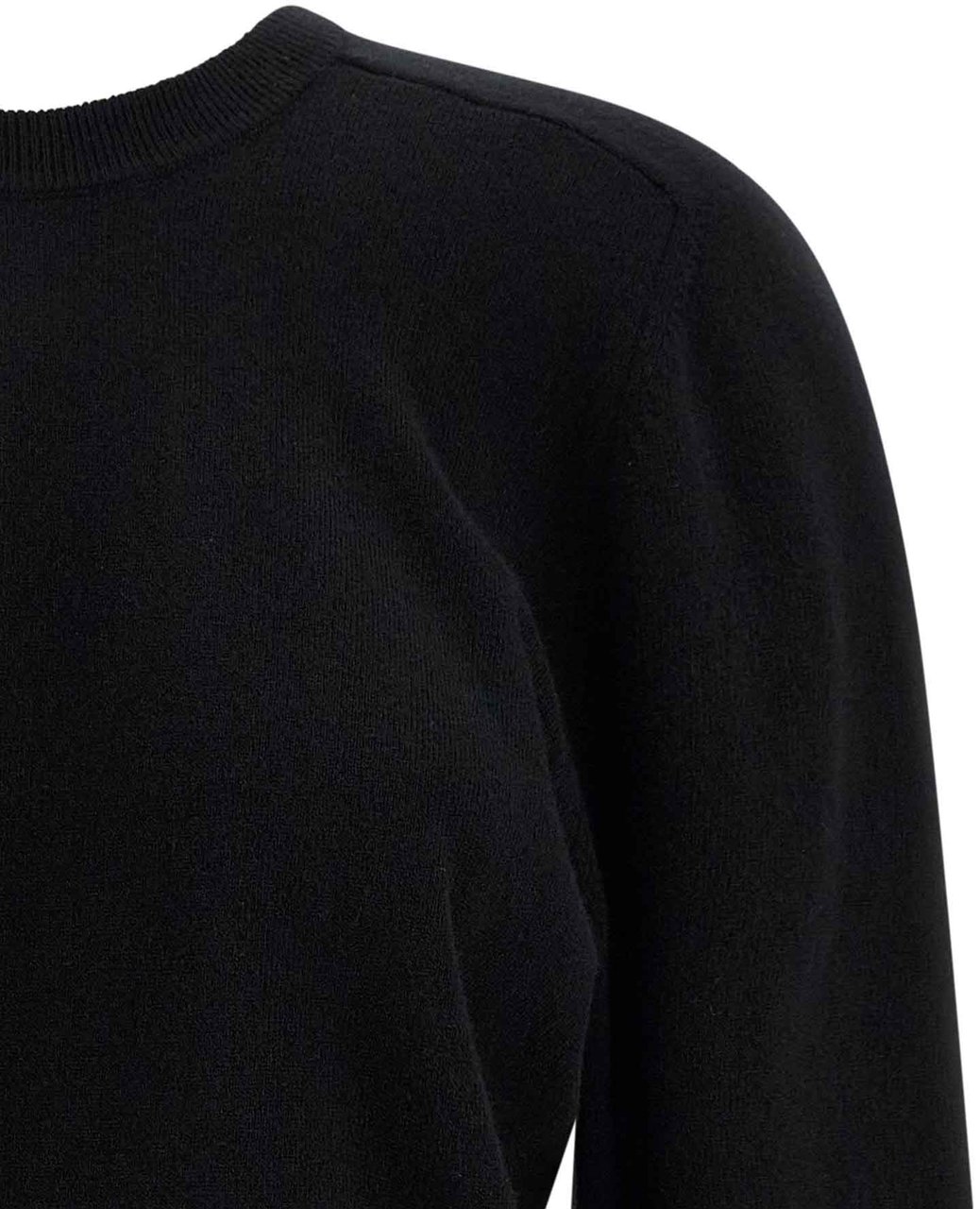 Maison Margiela Black Virgin Wool Cardigan Zwart