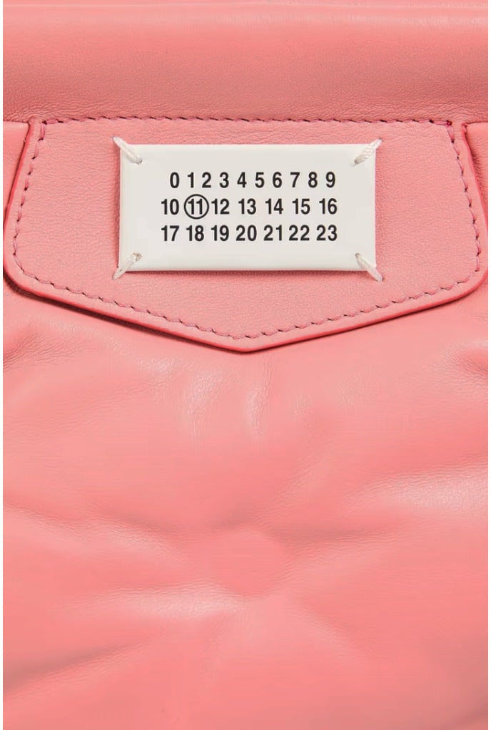 Maison Margiela Maison Margiela Leather Crossbody Bag Pink Roze