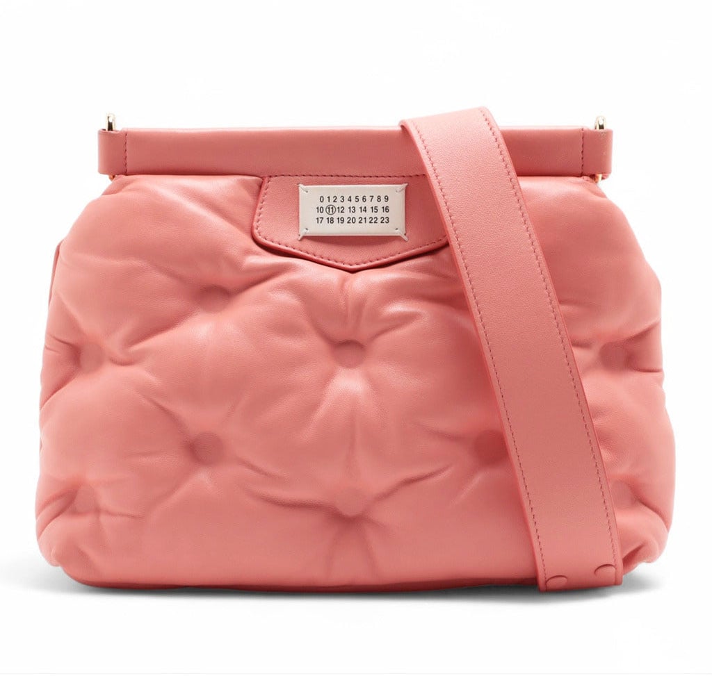 Maison Margiela Maison Margiela Leather Crossbody Bag Pink Roze
