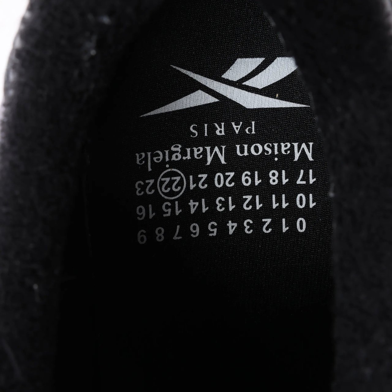 Maison Margiela x Reebok Club C Leather Sneakers in Black H02361, Size 36 EU Zwart