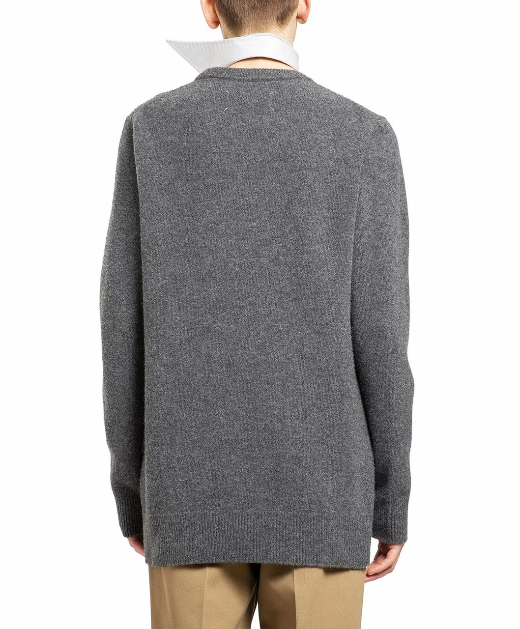 Maison Margiela Wool Sweater Grijs