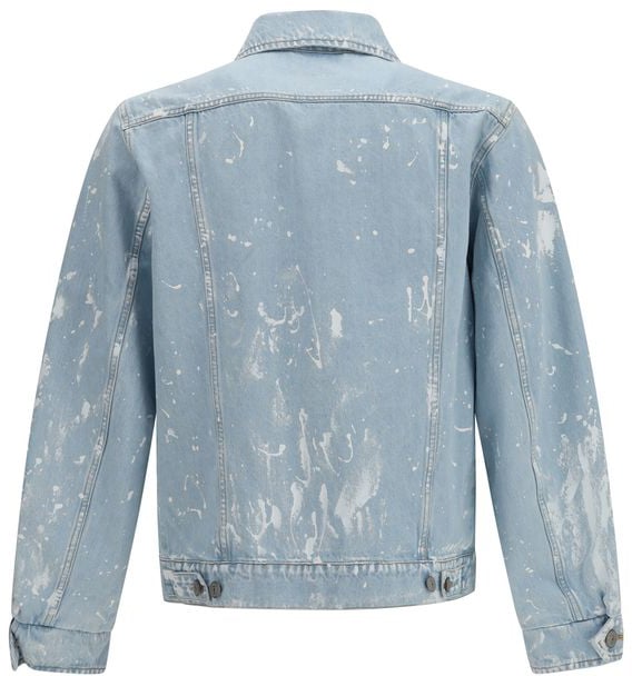 Maison Margiela MM6 Blue Cotton Denim Jacket Blauw