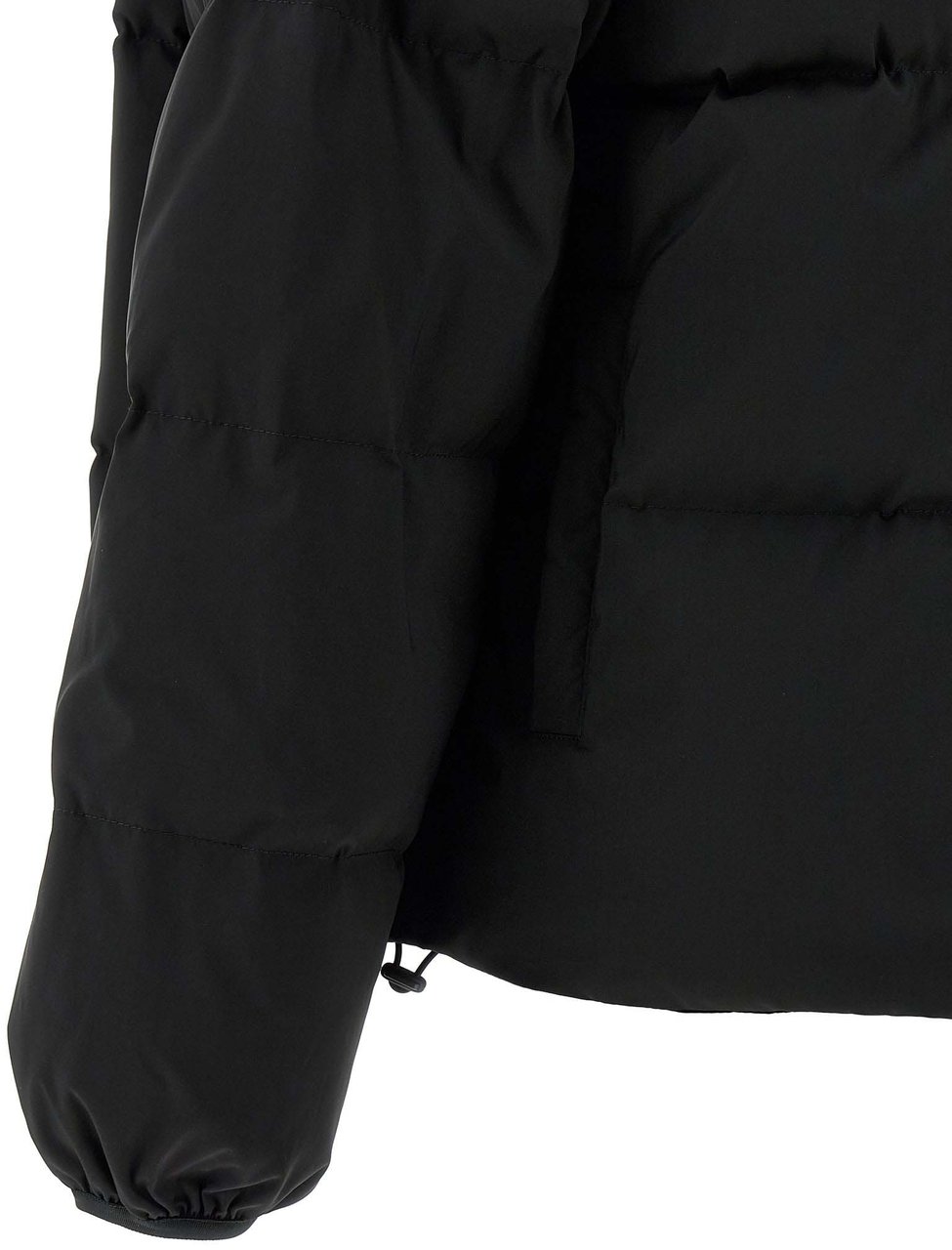 Maison Margiela MM6 Maison Margiela Black Polyester Full-Length Jacket Zwart