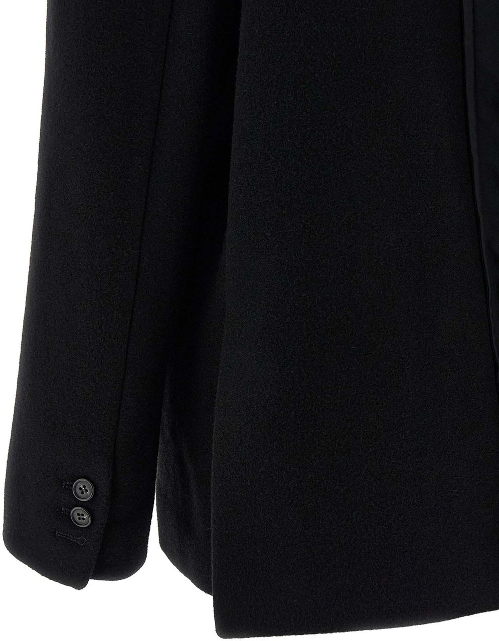 Maison Margiela MM6 Maison Margiela Black Virgin Wool Blazer Zwart