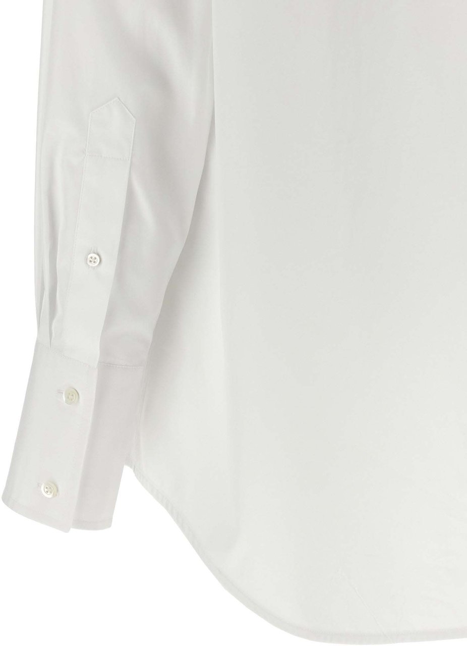 Maison Margiela White Cotton Blouse Wit