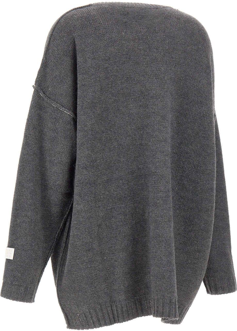 Maison Margiela Sweaters Grey Donkergrijs