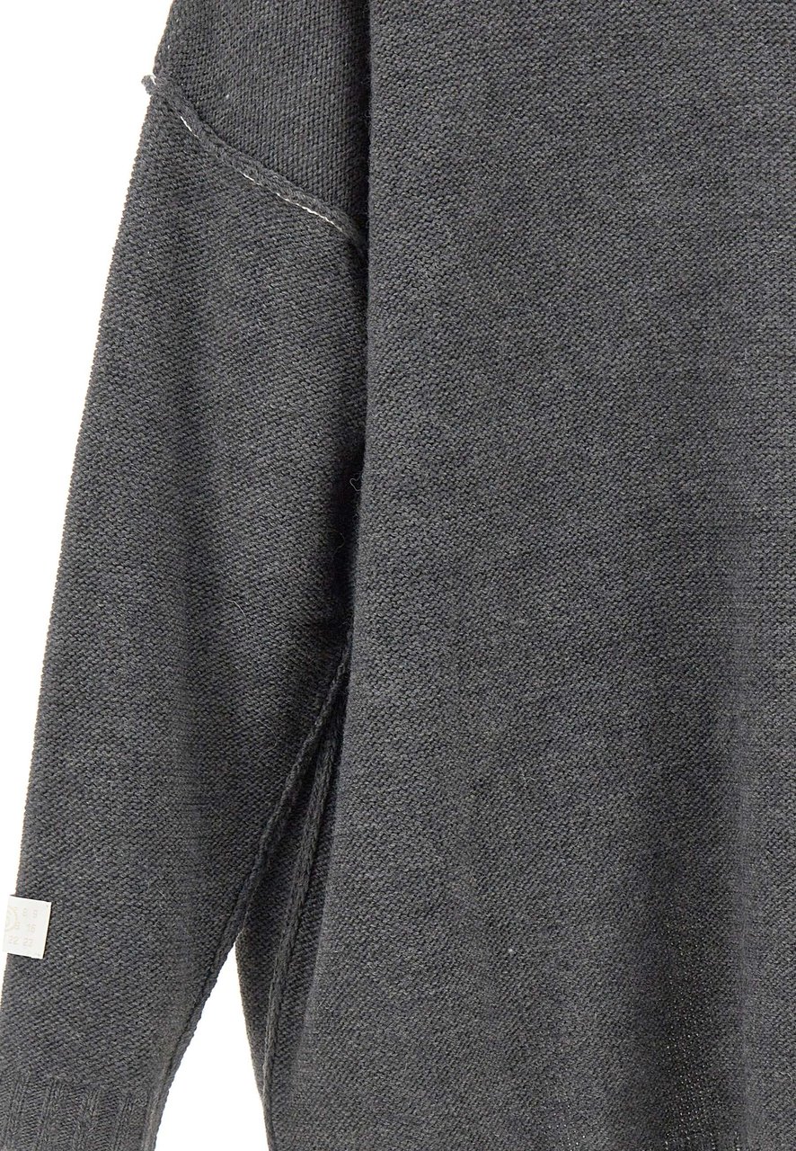 Maison Margiela Sweaters Grey Donkergrijs
