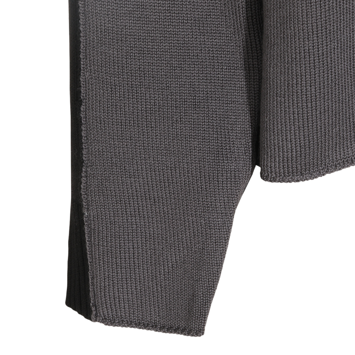 Maison Margiela Layered V-Neck Sweater with Turtleneck Zwart