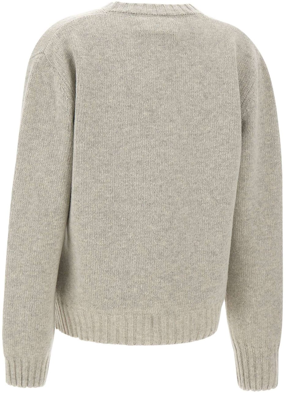 Maison Margiela Sweaters Grey Lichtgrijs