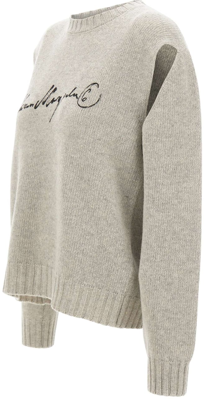 Maison Margiela Sweaters Grey Lichtgrijs
