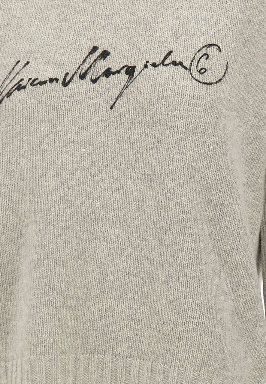 Maison Margiela Sweaters Grey Lichtgrijs