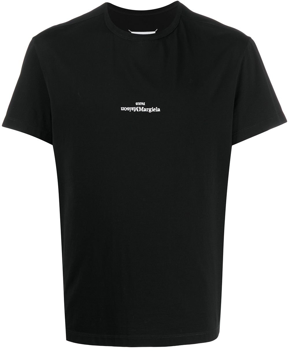 Maison Margiela T-Shirts And Polos Black Zwart