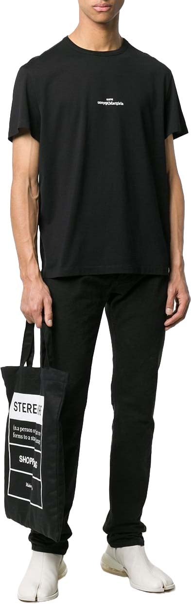 Maison Margiela T-Shirts And Polos Black Zwart