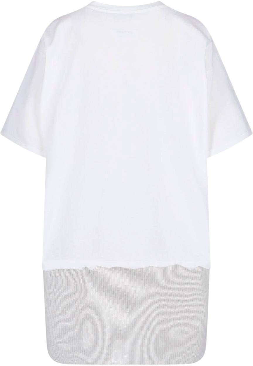Maison Margiela Flowing Minimalist White Dress Wit