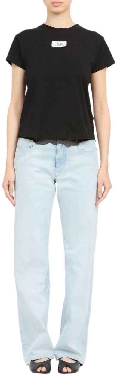 Maison Margiela T-Shirts And Polos Black Zwart