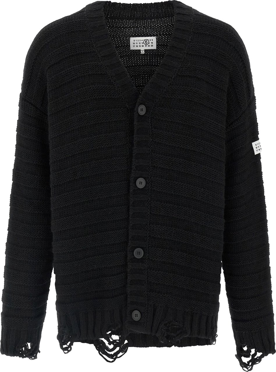 Maison Margiela Sweaters Black Zwart
