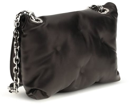 Maison Margiela Maison Margiela Black Lamb Ovis Aries Aries Shoulder Bag Zwart