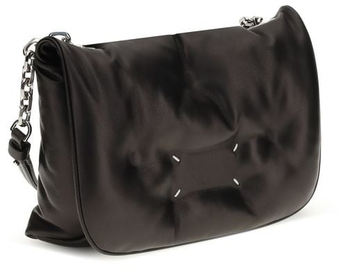 Maison Margiela Maison Margiela Black Lamb Ovis Aries Aries Shoulder Bag Zwart