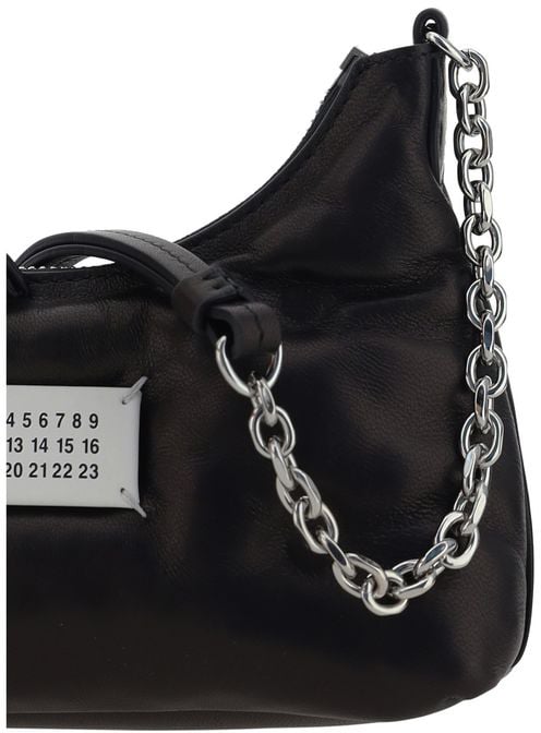 Maison Margiela Maison Margiela Black Lamb Ovis Aries Aries Shoulder Bag Zwart