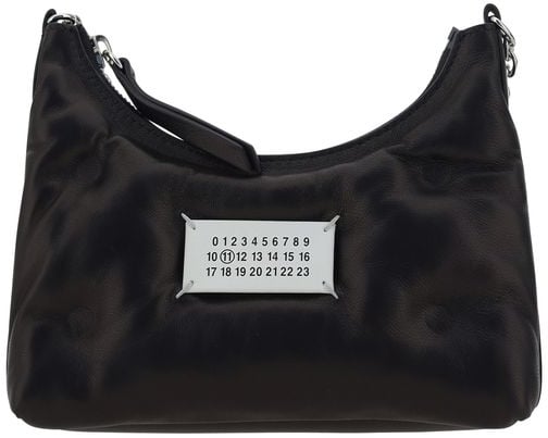 Maison Margiela Maison Margiela Black Lamb Ovis Aries Aries Shoulder Bag Zwart