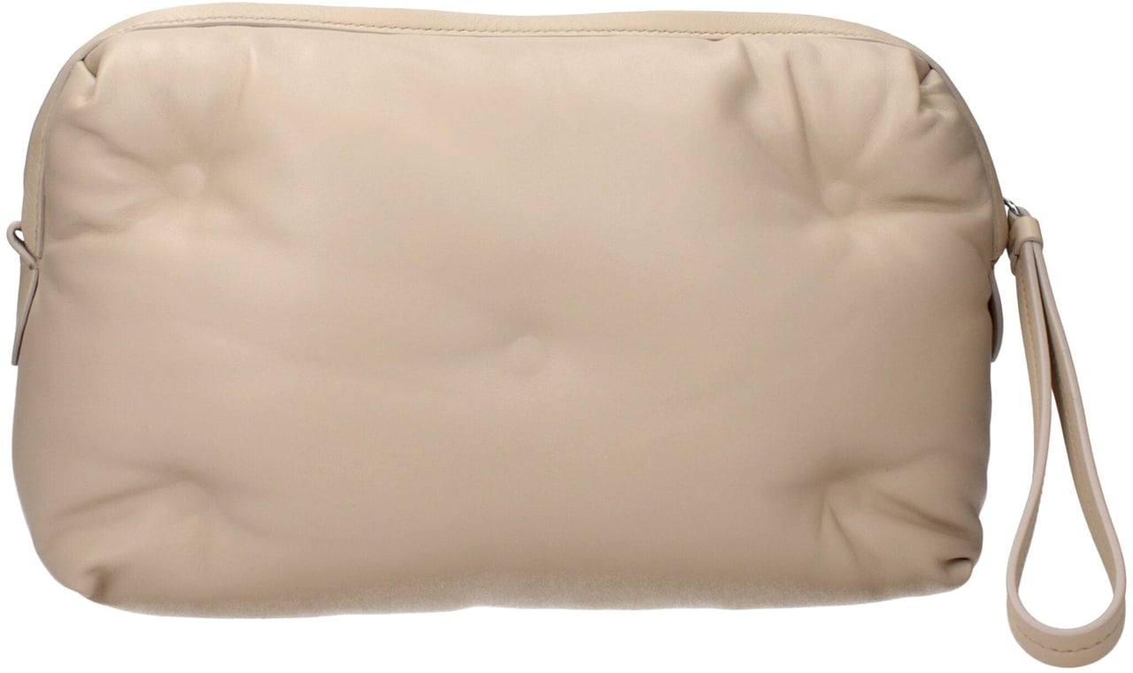Maison Margiela Maison Margiela Beige Leather Clutch Bag Beige