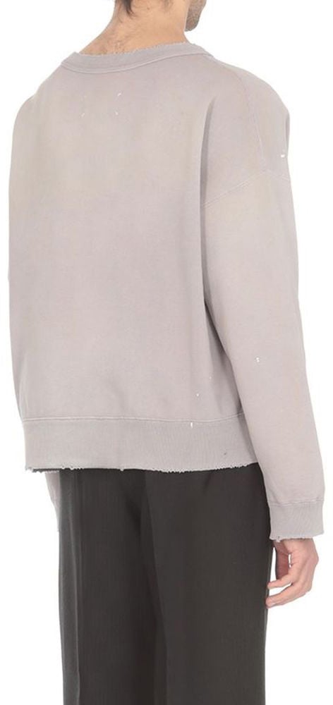Maison Margiela Purple Cotton Sweatshirt Paars