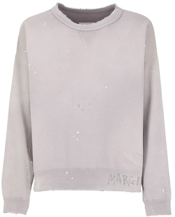 Maison Margiela Purple Cotton Sweatshirt Paars