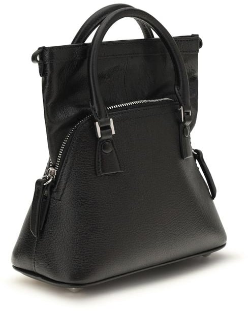 Maison Margiela Maison Margiela Black Goatskin Handbag Zwart