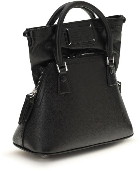 Maison Margiela Maison Margiela Black Goatskin Handbag Zwart