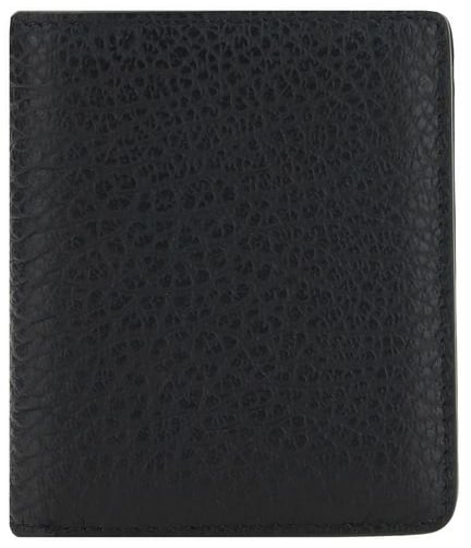 Maison Margiela Maison Margiela Black Calf Leather Bos Taurus Wallet Zwart